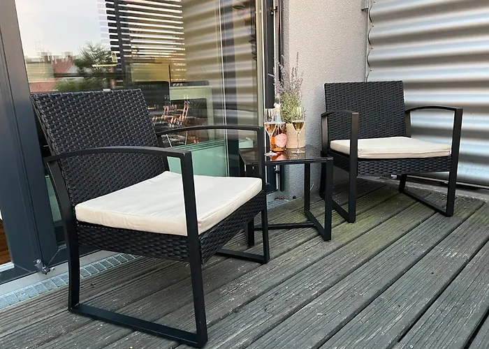 Penthouse-wohnung - Balkon - Dachterrasse - Zentrum Apartment Nürnberg