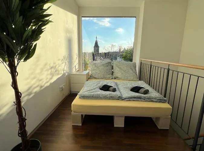 Apartment Penthouse-wohnung - Balkon - Dachterrasse - Zentrum *