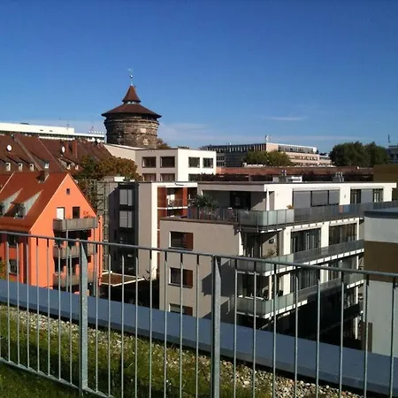 Penthouse-wohnung - Balkon - Dachterrasse - Zentrum Apartment Nuremberg