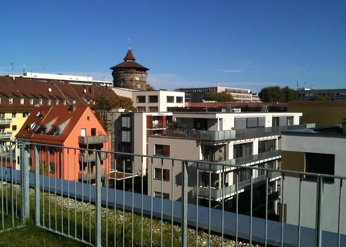 Penthouse-wohnung - Balkon - Dachterrasse - Zentrum Apartment Nuremberg